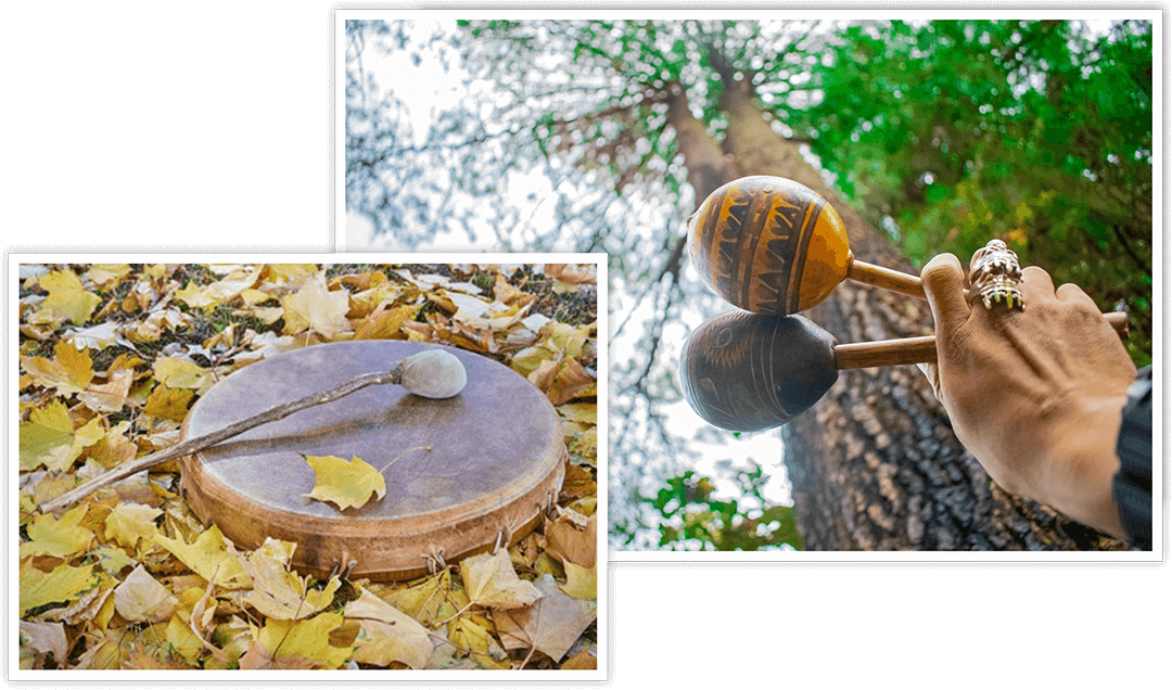 skin drum and castinets